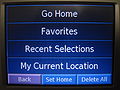 Nuvi 350 - My Locations Screen.JPG